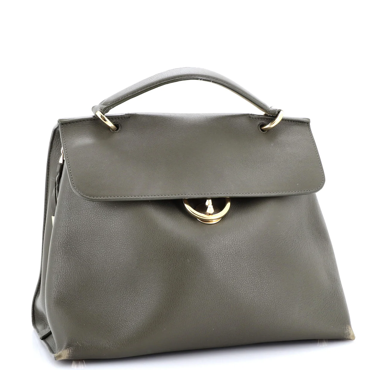 Jet Set Top Handle Bag Leather Large - Deep Luxury