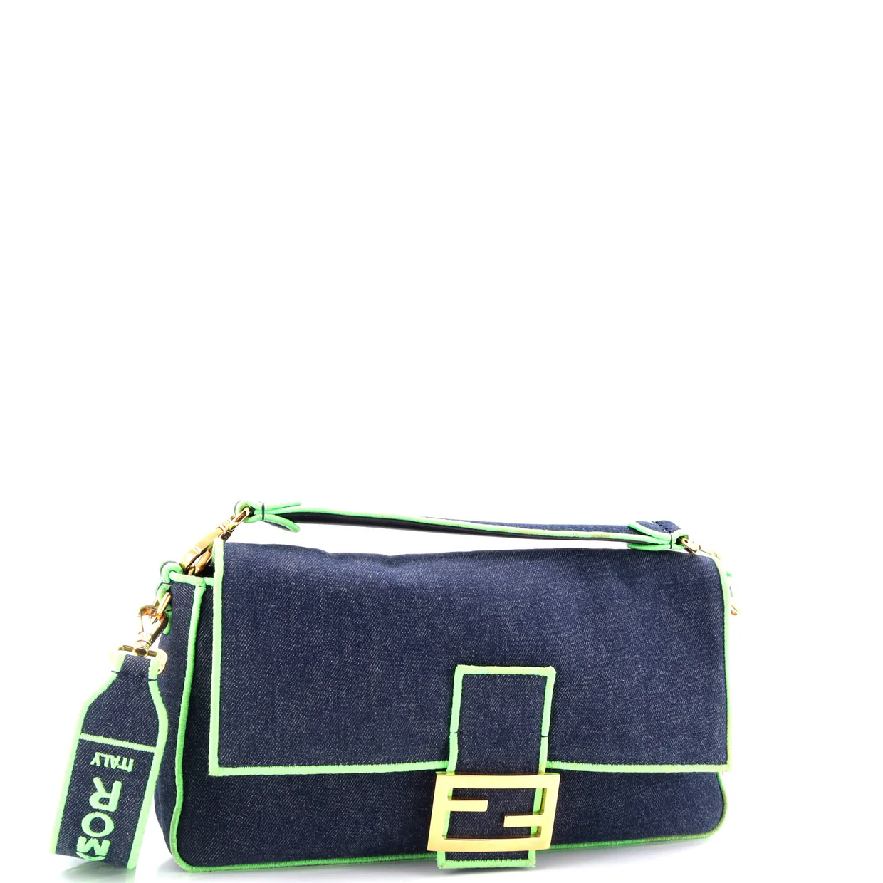 Baguette NM Bag Denim Large - Deep Luxury