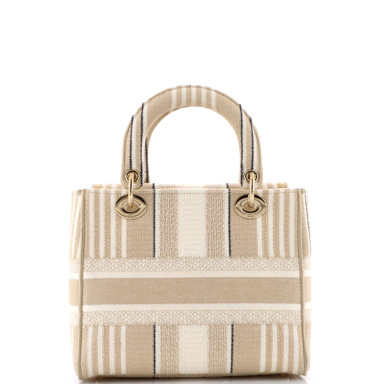 Lady D-Lite Bag Embroidered Canvas Medium - Deep Luxury
