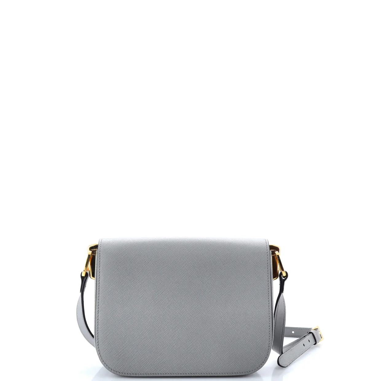 Embleme Flap Bag Saffiano Leather Small - Deep Luxury