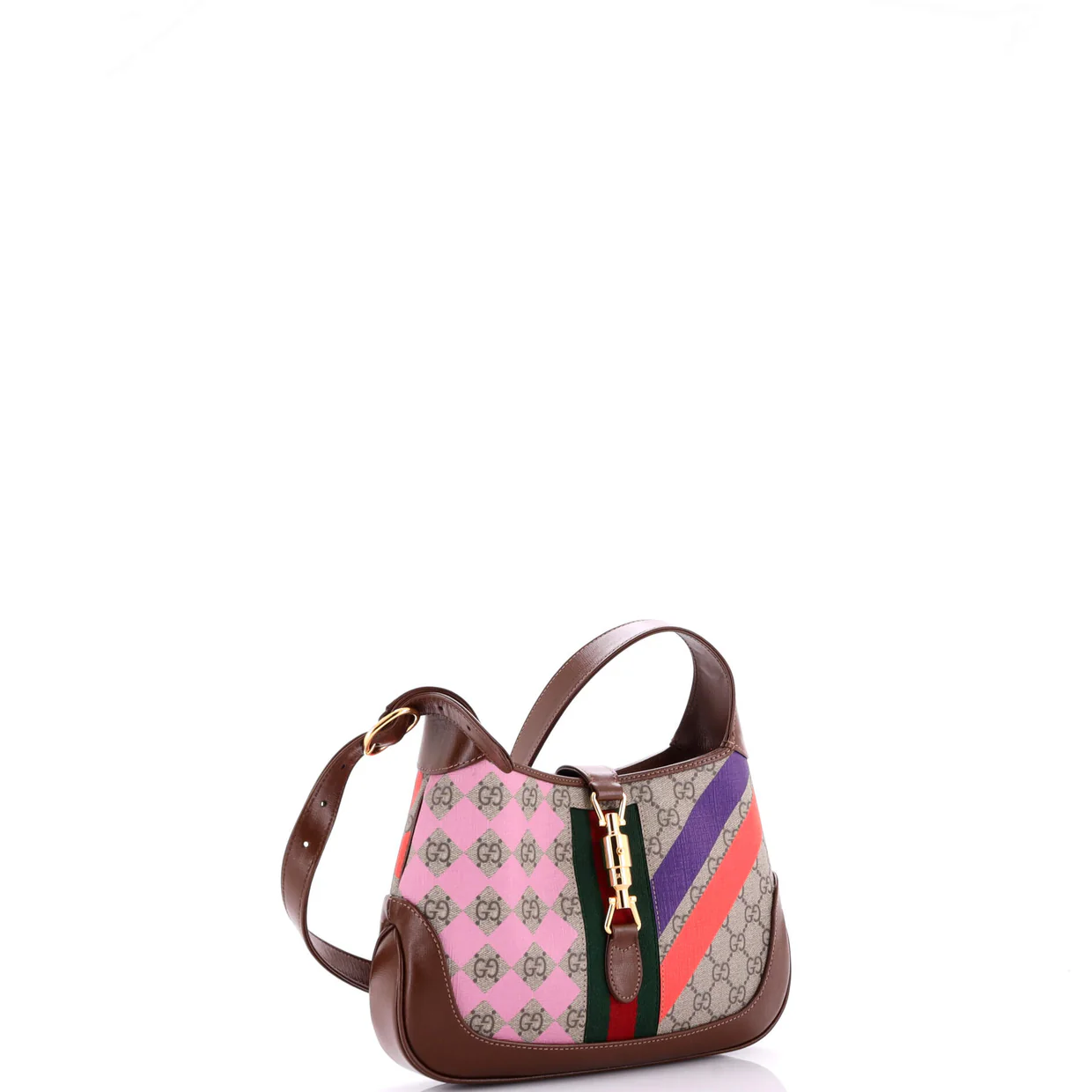 Jackie 1961 Hobo Printed GG Coated Canvas Small - Deep Luxury