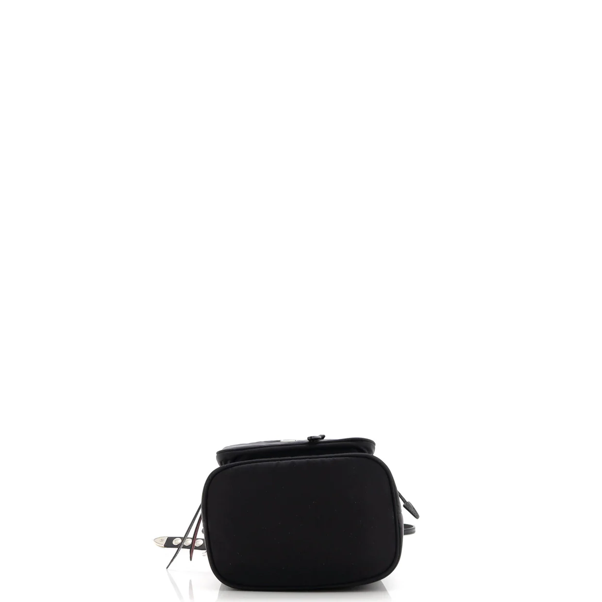 New Vela Multi Pocket Bucket Bag Tessuto with Studded Leather - Deep Luxury