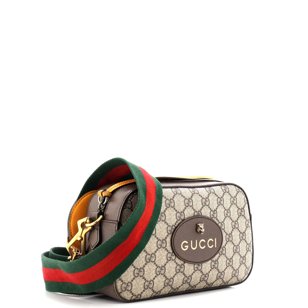 Neo Vintage Camera Messenger Bag GG Coated Canvas - Deep Luxury