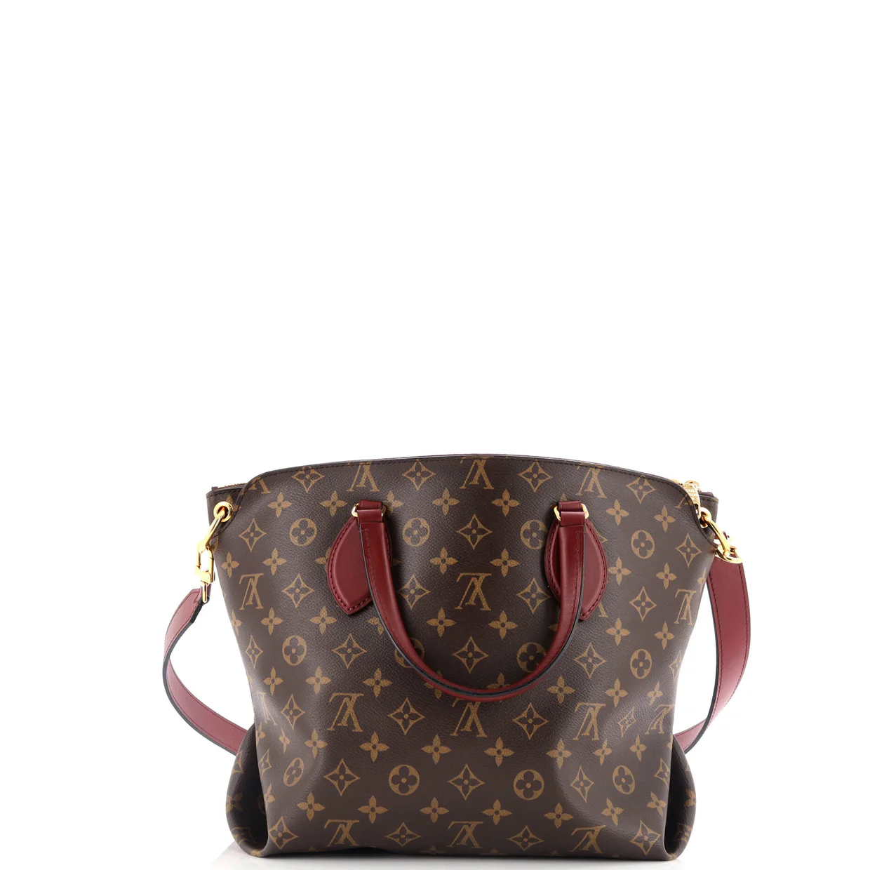 Flower Zipped Tote Monogram Canvas MM - Deep Luxury