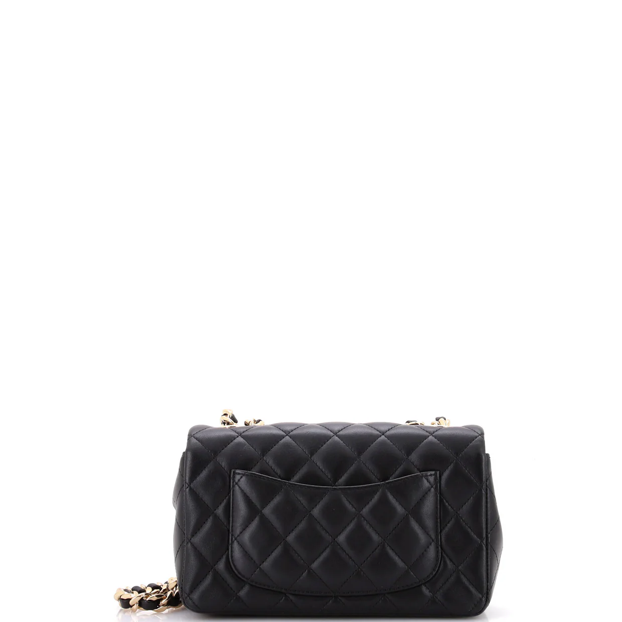 Coco Charms Classic Single Flap Bag Quilted Lambskin Mini - Deep Luxury