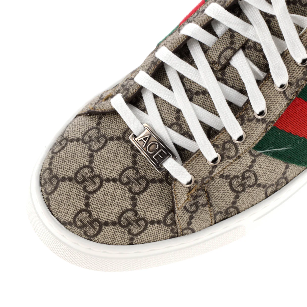 Ace Sneakers GG Coated Canvas - Deep Luxury