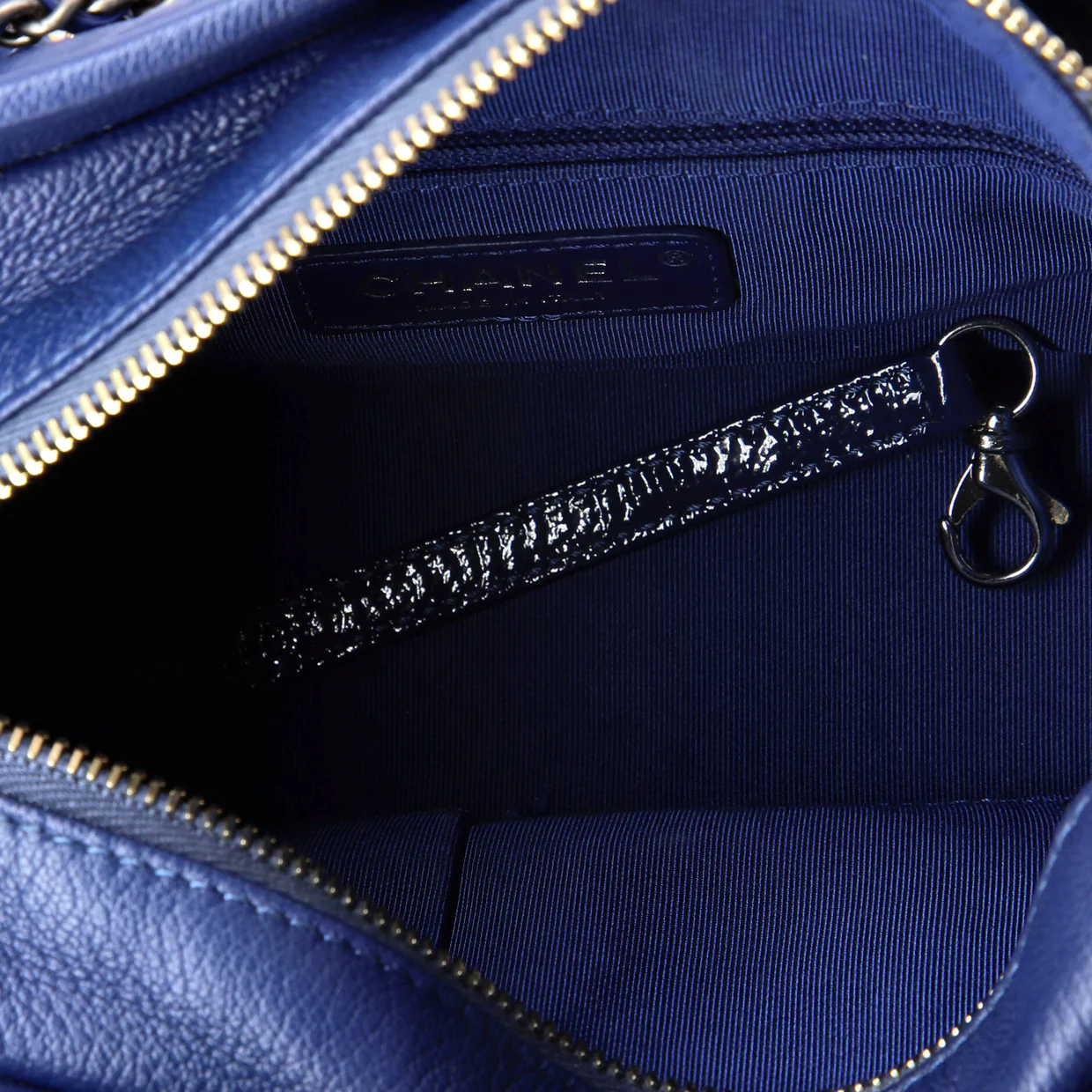 Gabrielle Hobo Quilted Goatskin and Patent Small - Deep Luxury