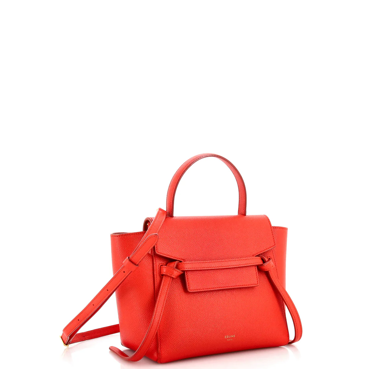 Belt Bag Textured Leather Nano - Deep Luxury