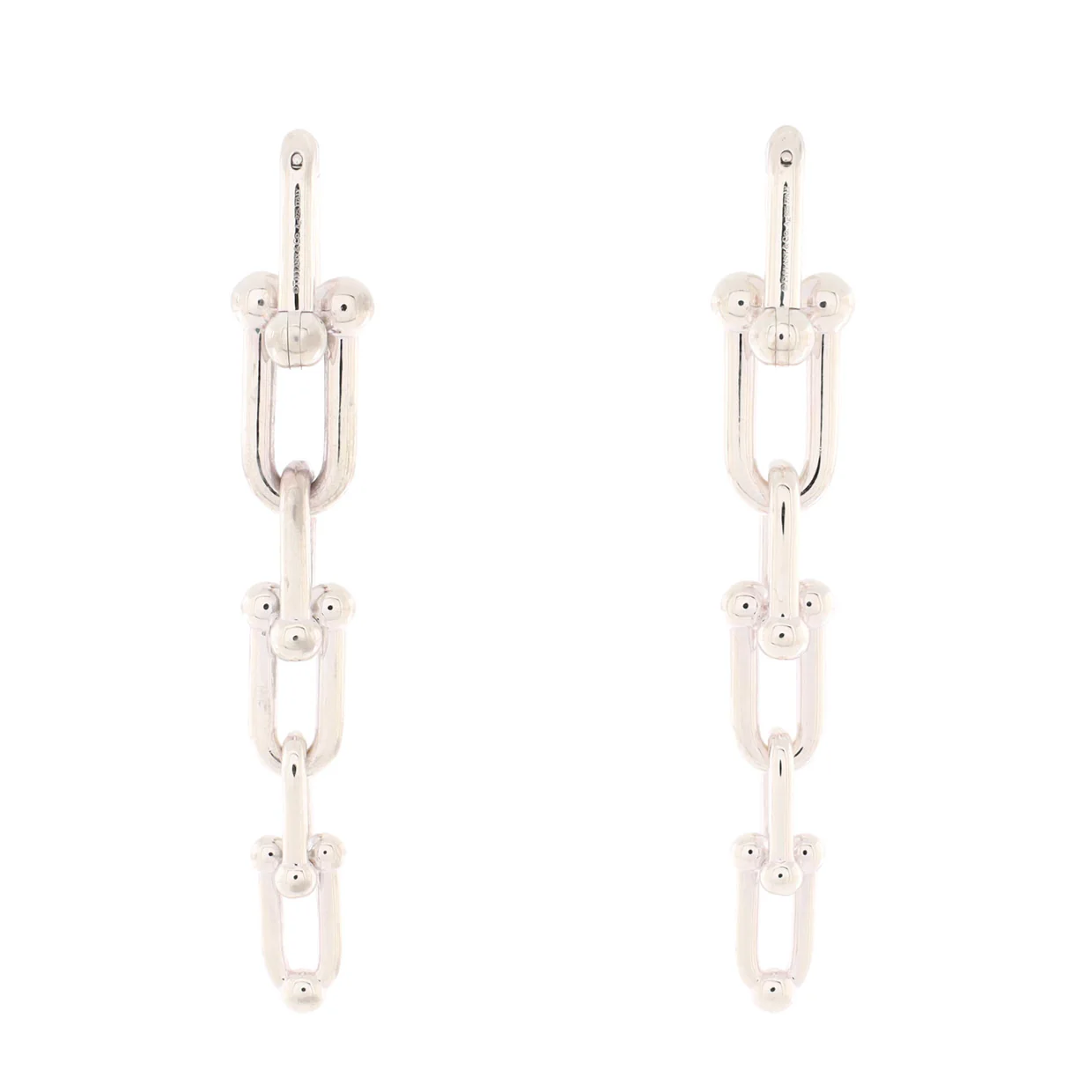 HardWear Triple Graduated Link Earrings Sterling Silver - Deep Luxury