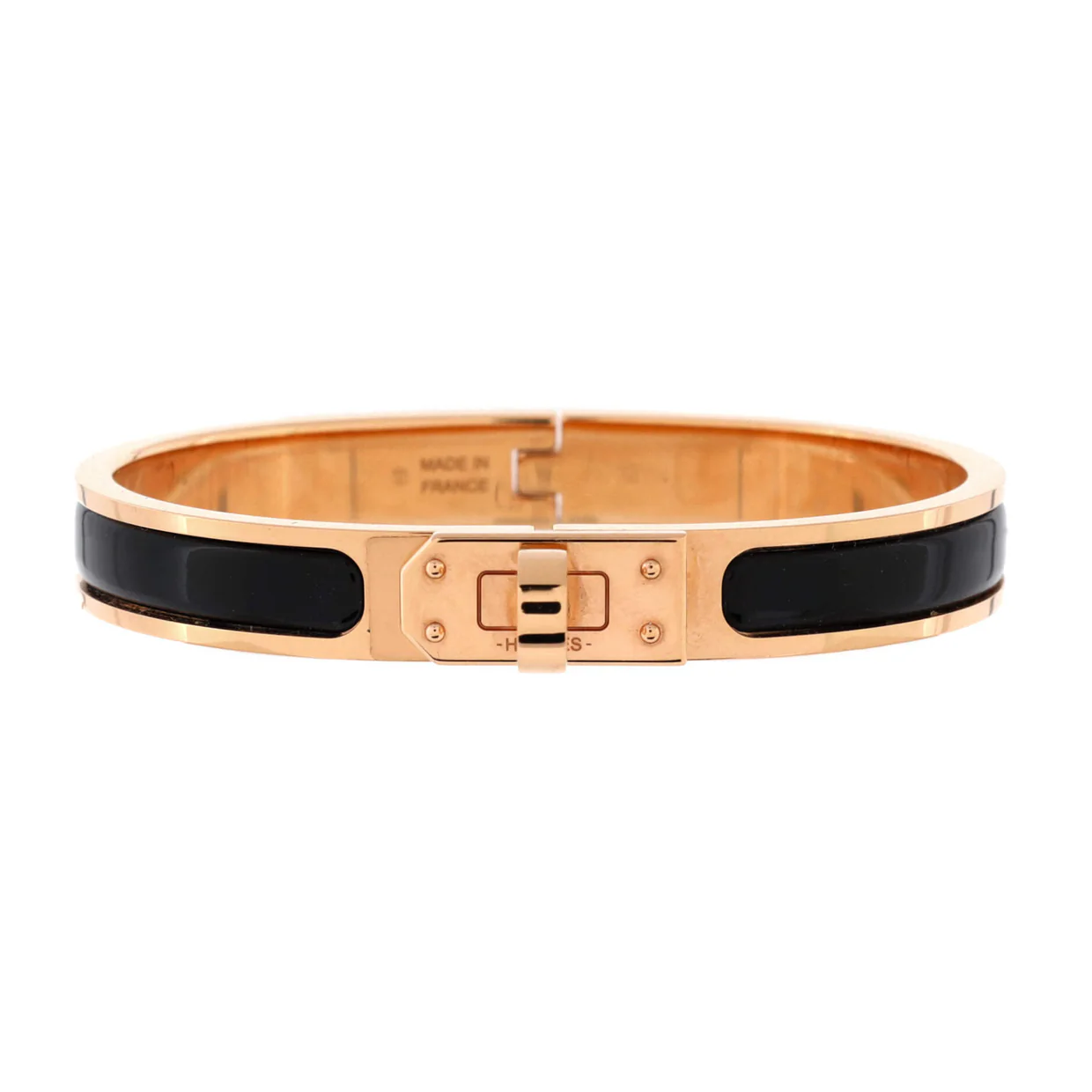 Mini Clic Kelly Bracelet Enamel Narrow - Deep Luxury