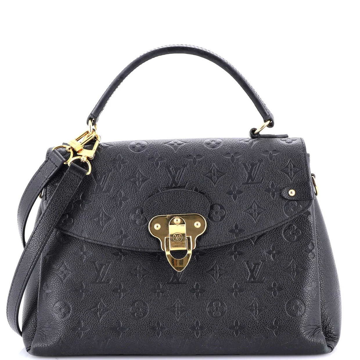 Georges Handbag Monogram Empreinte Leather MM - Deep Luxury