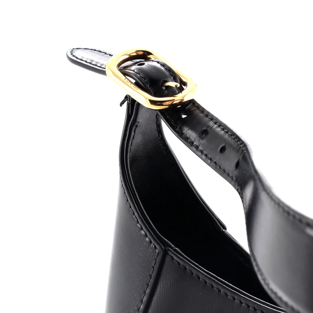 Cleo Shoulder Bag Box Calf Medium - Deep Luxury