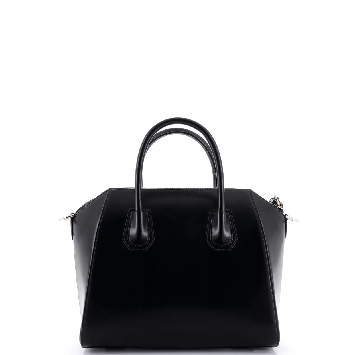 Antigona Bag Glazed Leather Small - Deep Luxury
