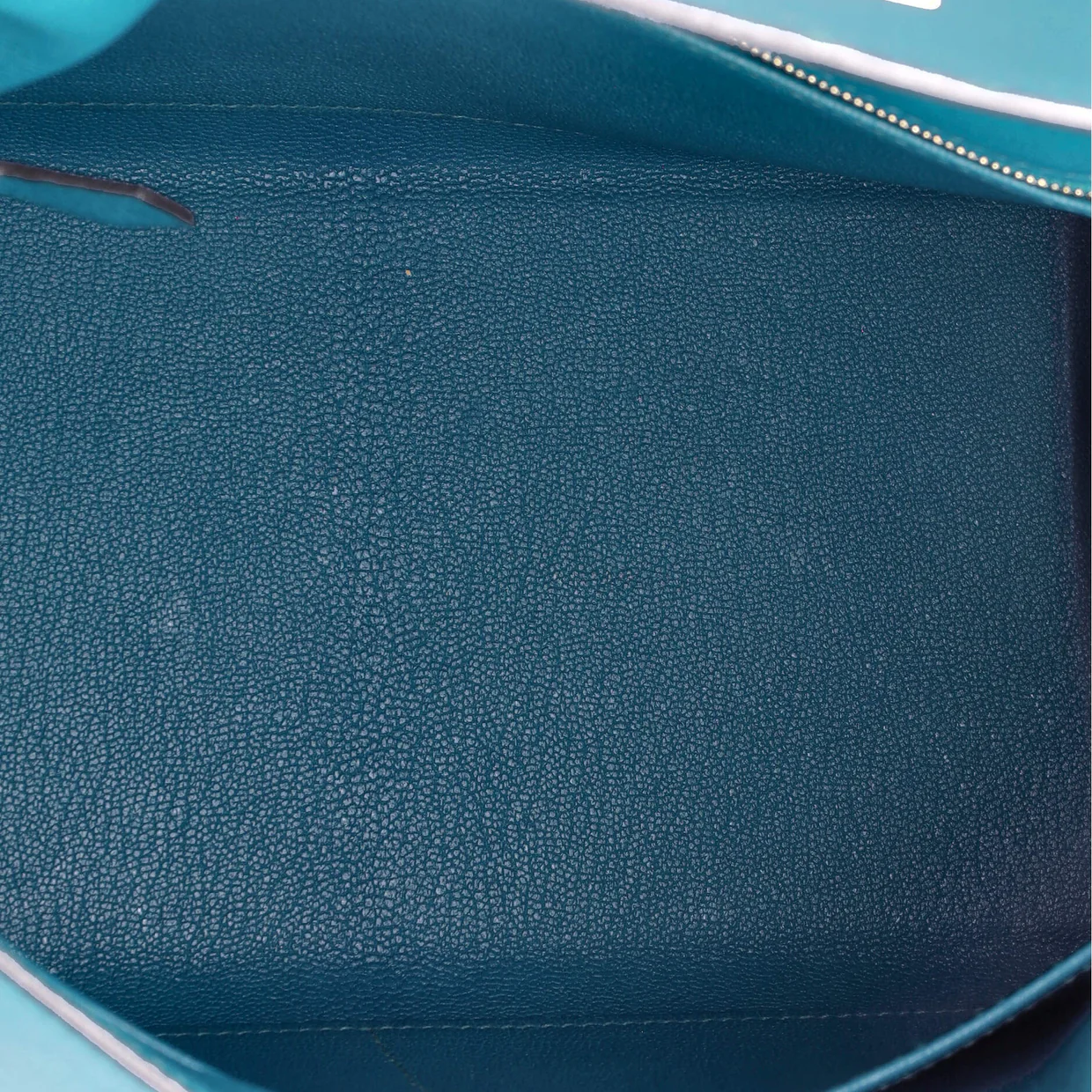 Kelly Handbag Bleu Izmir Epsom with Gold Hardware 28 - Deep Luxury