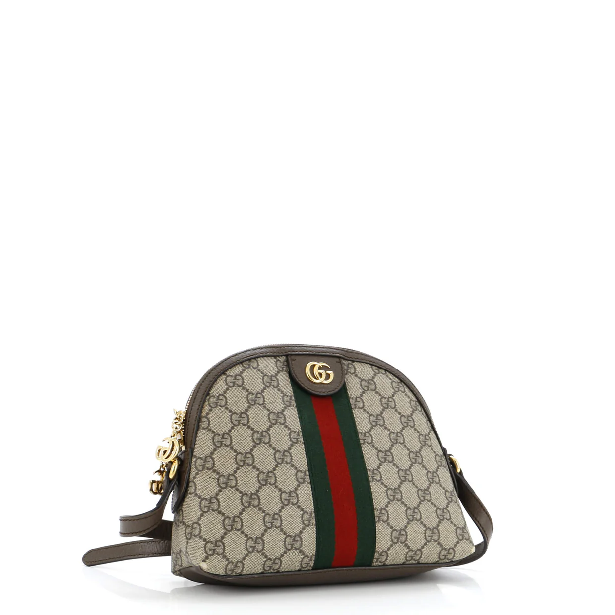 Ophidia Dome Shoulder Bag GG Coated Canvas Small - Deep Luxury