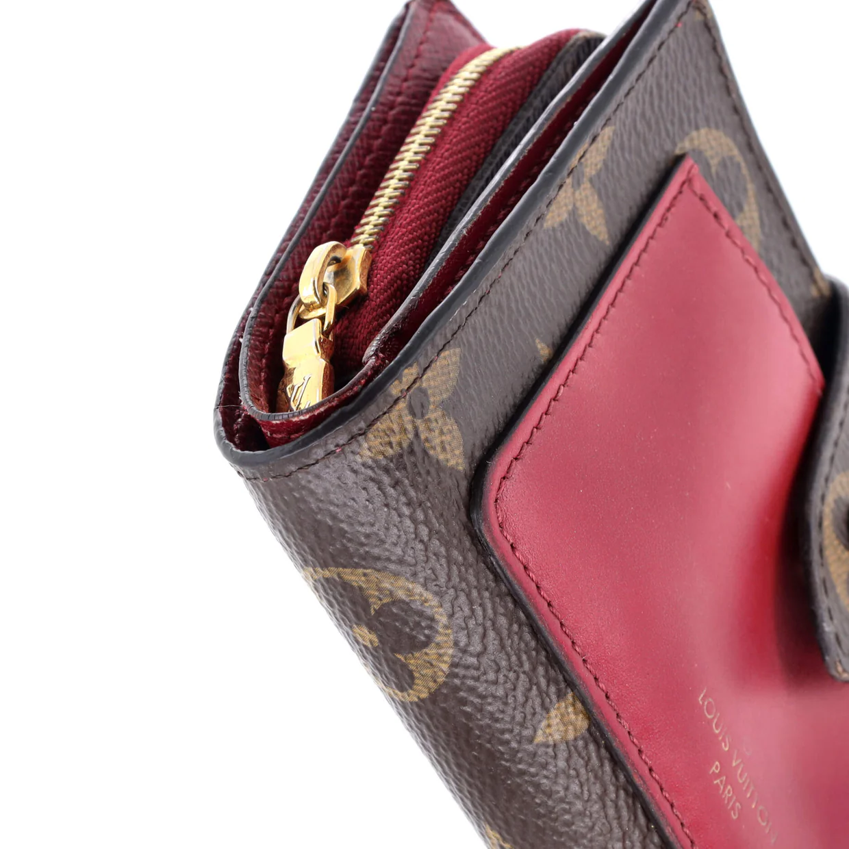 Juliette Wallet Monogram Canvas and Leather - Deep Luxury