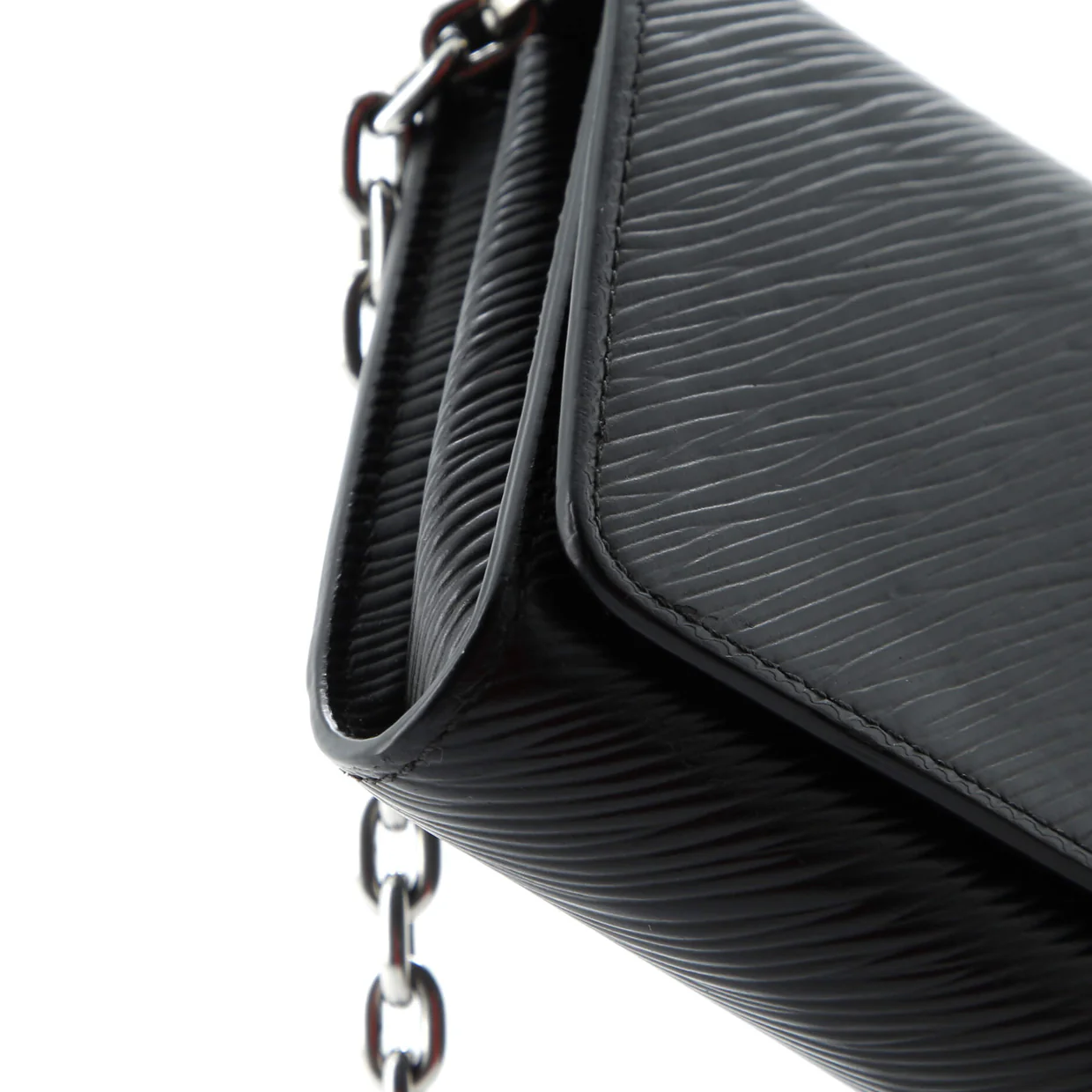 Twist Chain Wallet Epi Leather - Deep Luxury