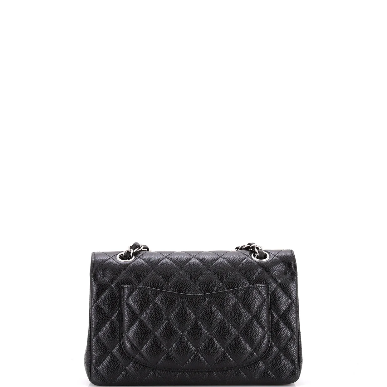 Classic Double Flap Bag Quilted Caviar Small - Deep Luxury