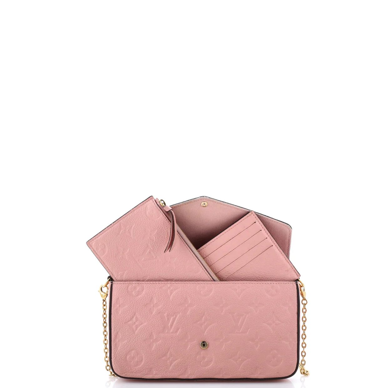 Felicie Pochette Monogram Empreinte Leather - Deep Luxury