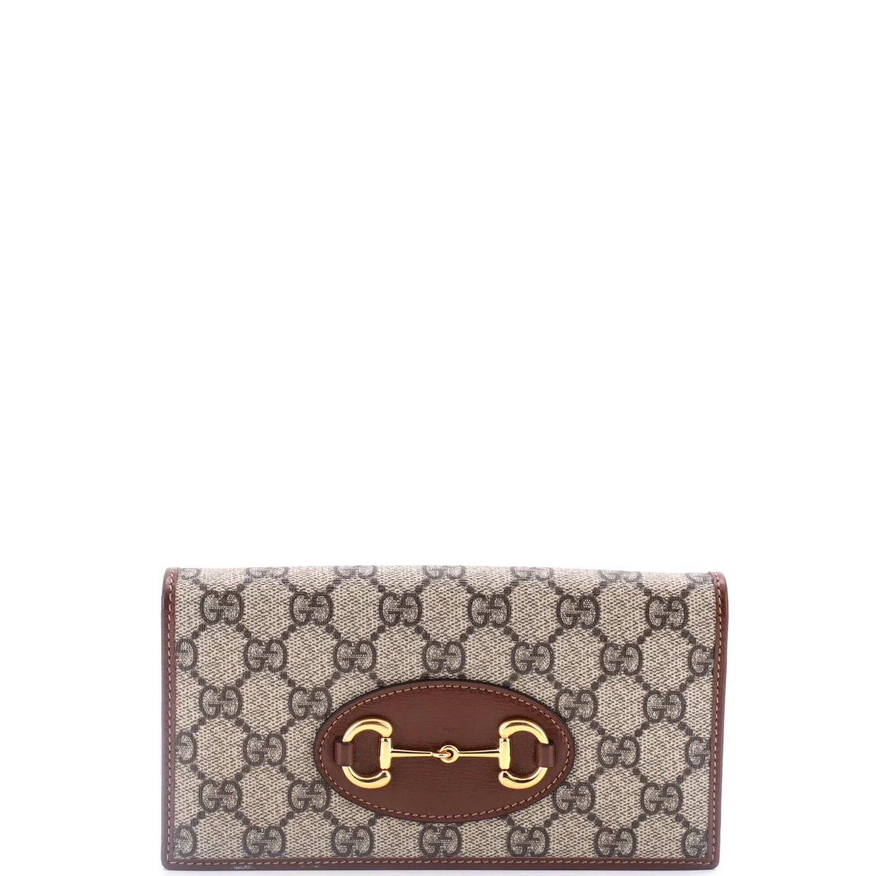 Horsebit 1955 Chain Wallet GG Coated Canvas - Deep Luxury