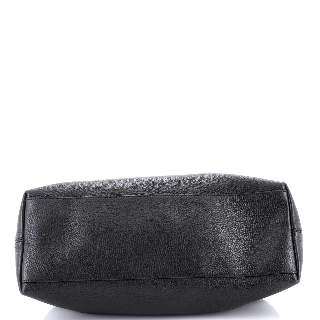 Soho Chain Strap Shoulder Bag Leather Medium - Deep Luxury