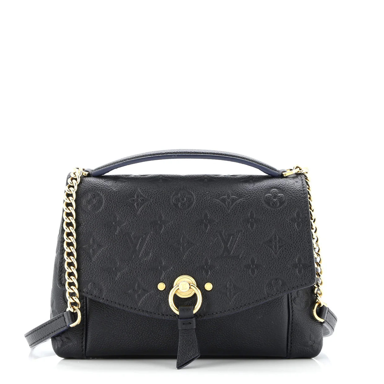 Blanche Handbag Monogram Empreinte Leather BB - Deep Luxury