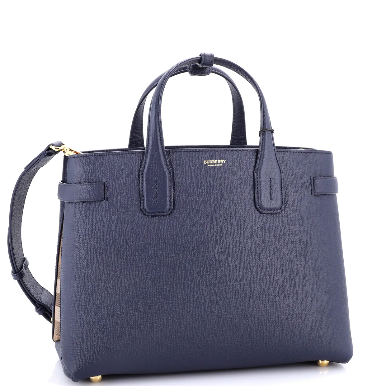 Banner Tote Leather Medium - Deep Luxury