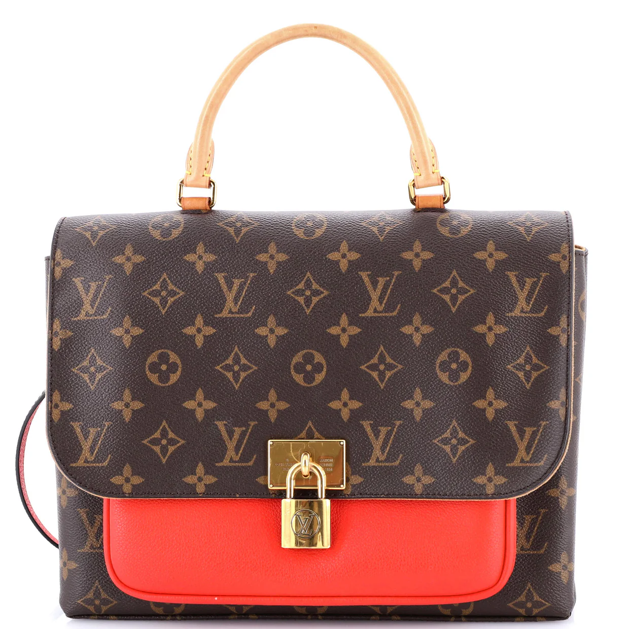 Marignan Handbag Monogram Canvas with Leather - Deep Luxury
