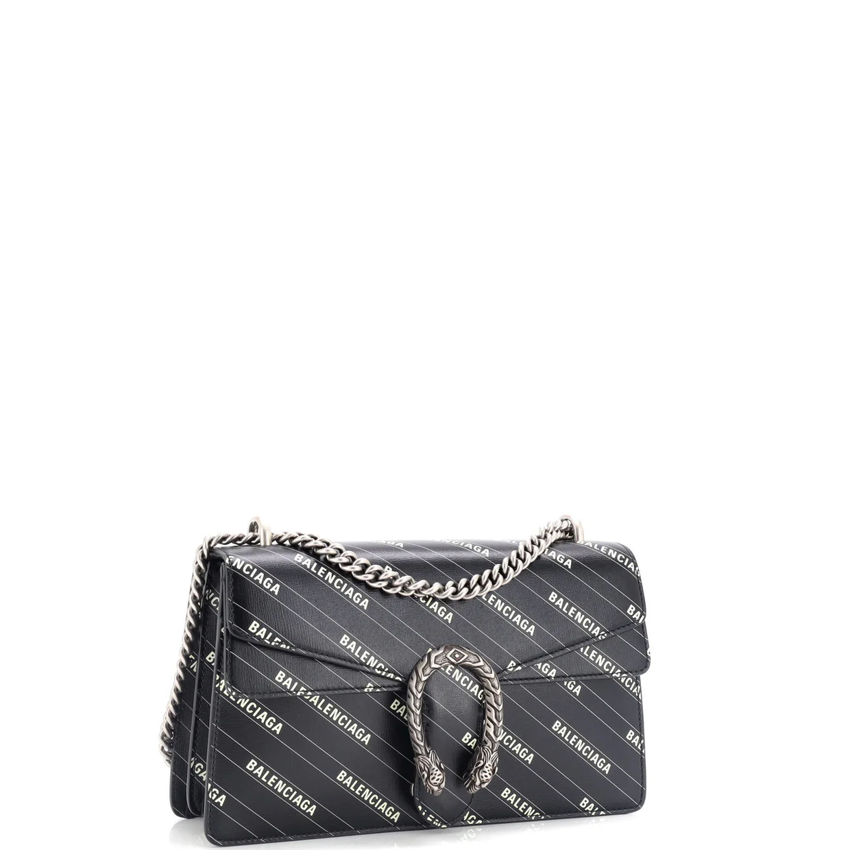 x Balenciaga The Hacker Project Dionysus Bag Logo Printed Leather Small - Deep Luxury