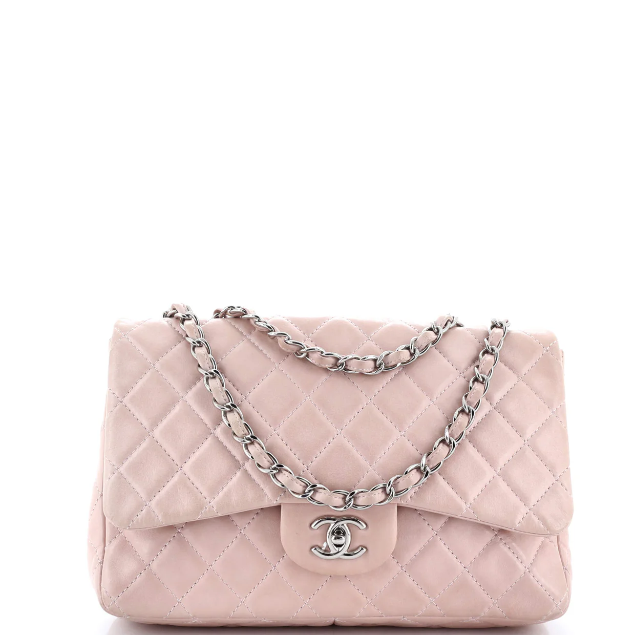 Classic Single Flap Bag Quilted Lambskin Jumbo - Deep Luxury