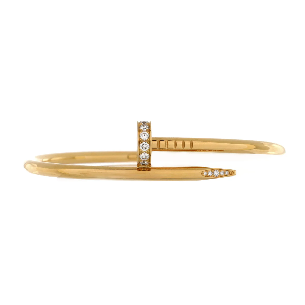 Juste un Clou Bracelet 18K Yellow Gold with Diamonds Classic - Deep Luxury