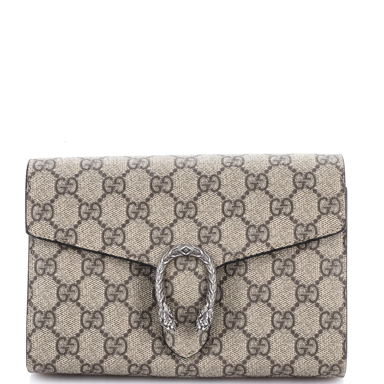 Dionysus Chain Wallet GG Coated Canvas Small - Deep Luxury