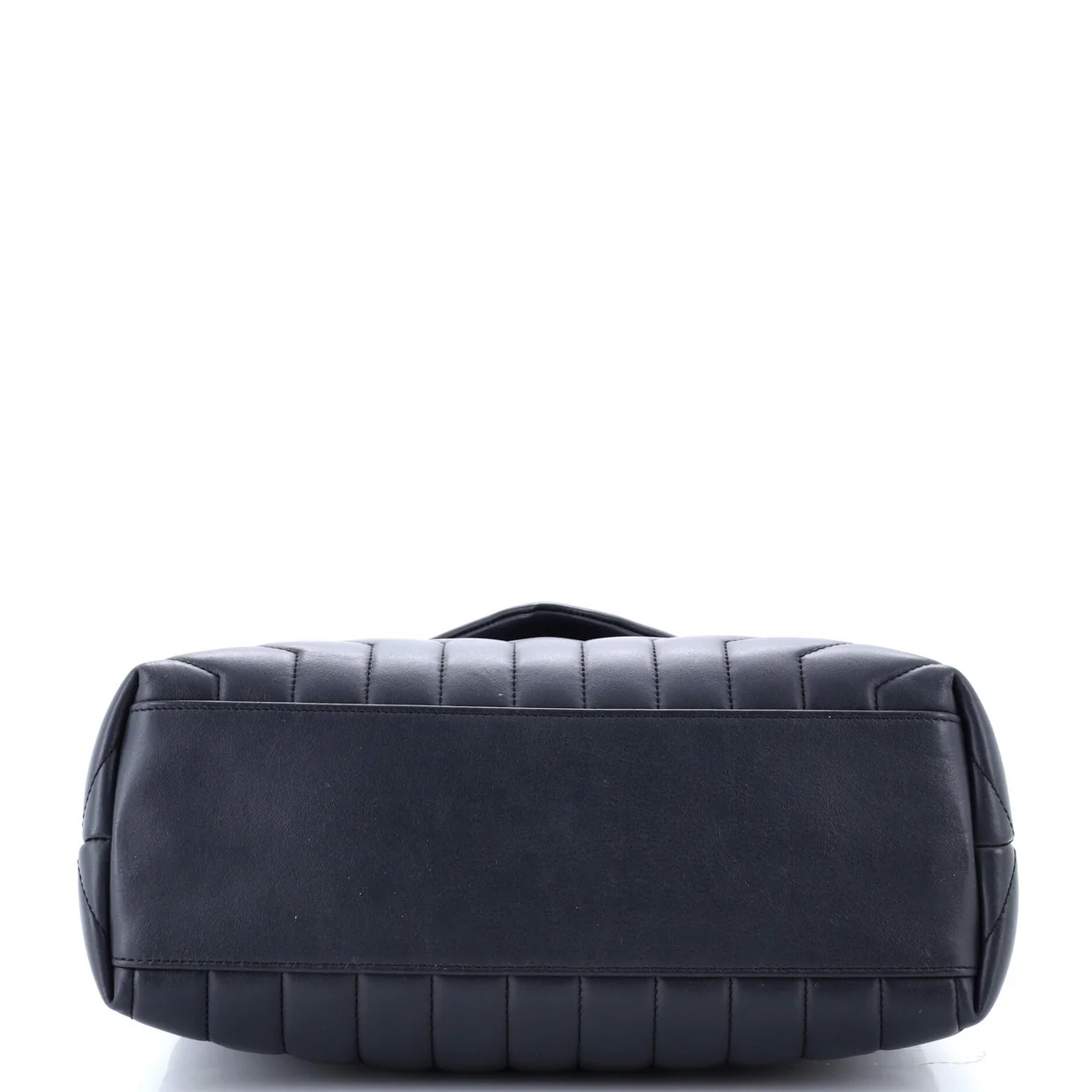 Loulou Shoulder Bag Matelasse Chevron Leather Medium - Deep Luxury