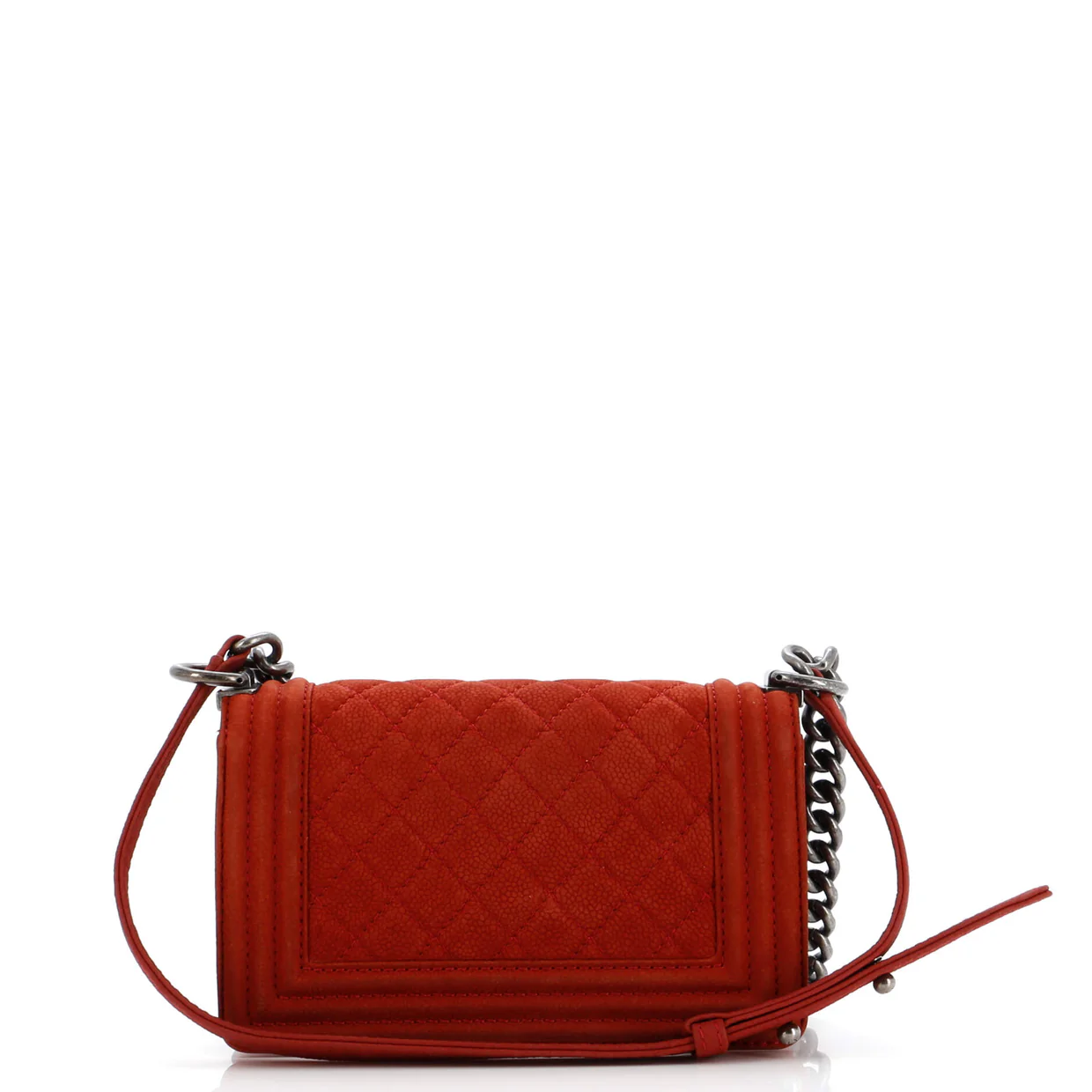 Boy Flap Bag Quilted Matte Caviar Small - Deep Luxury