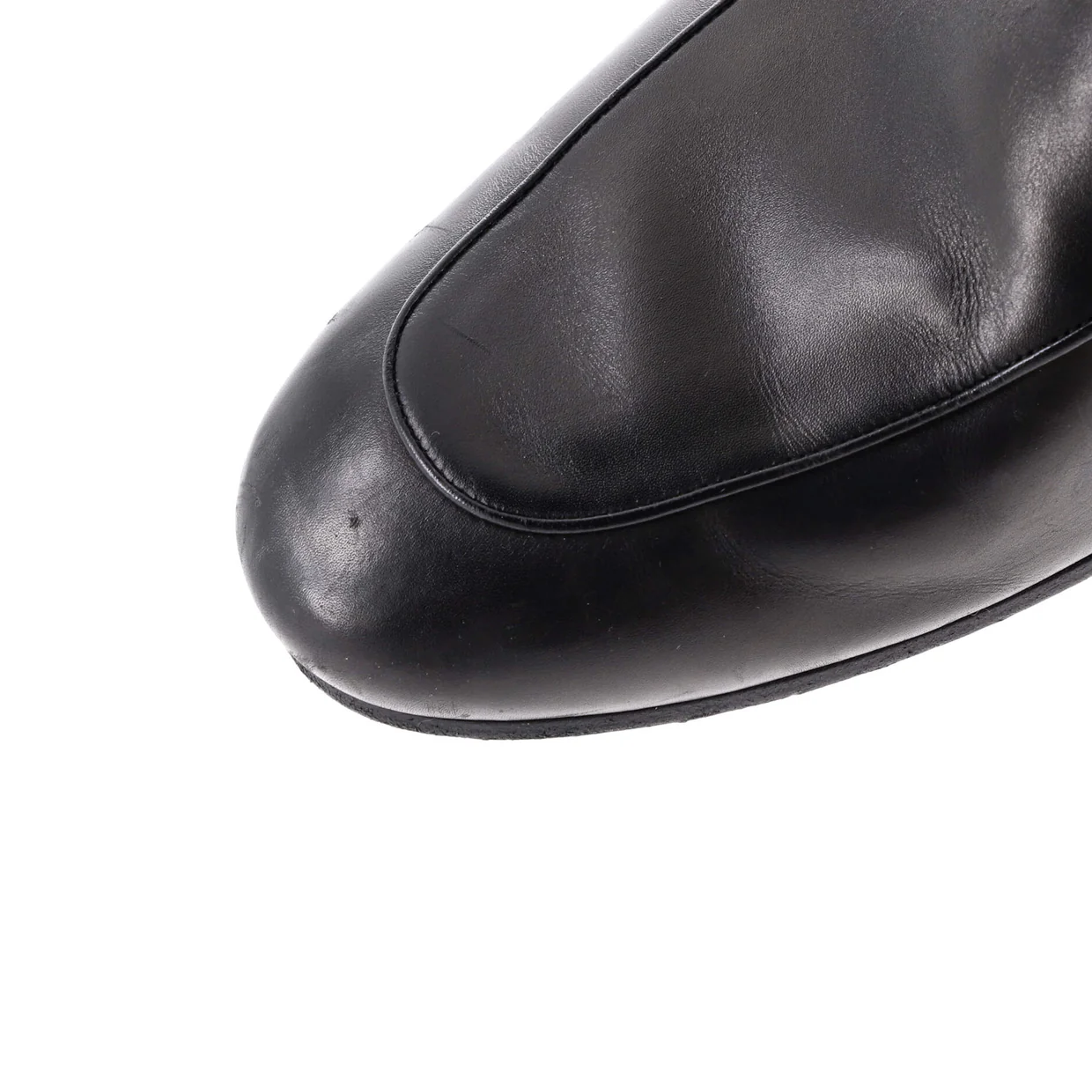 Men's Princetown Mules Leather with Fur - Deep Luxury
