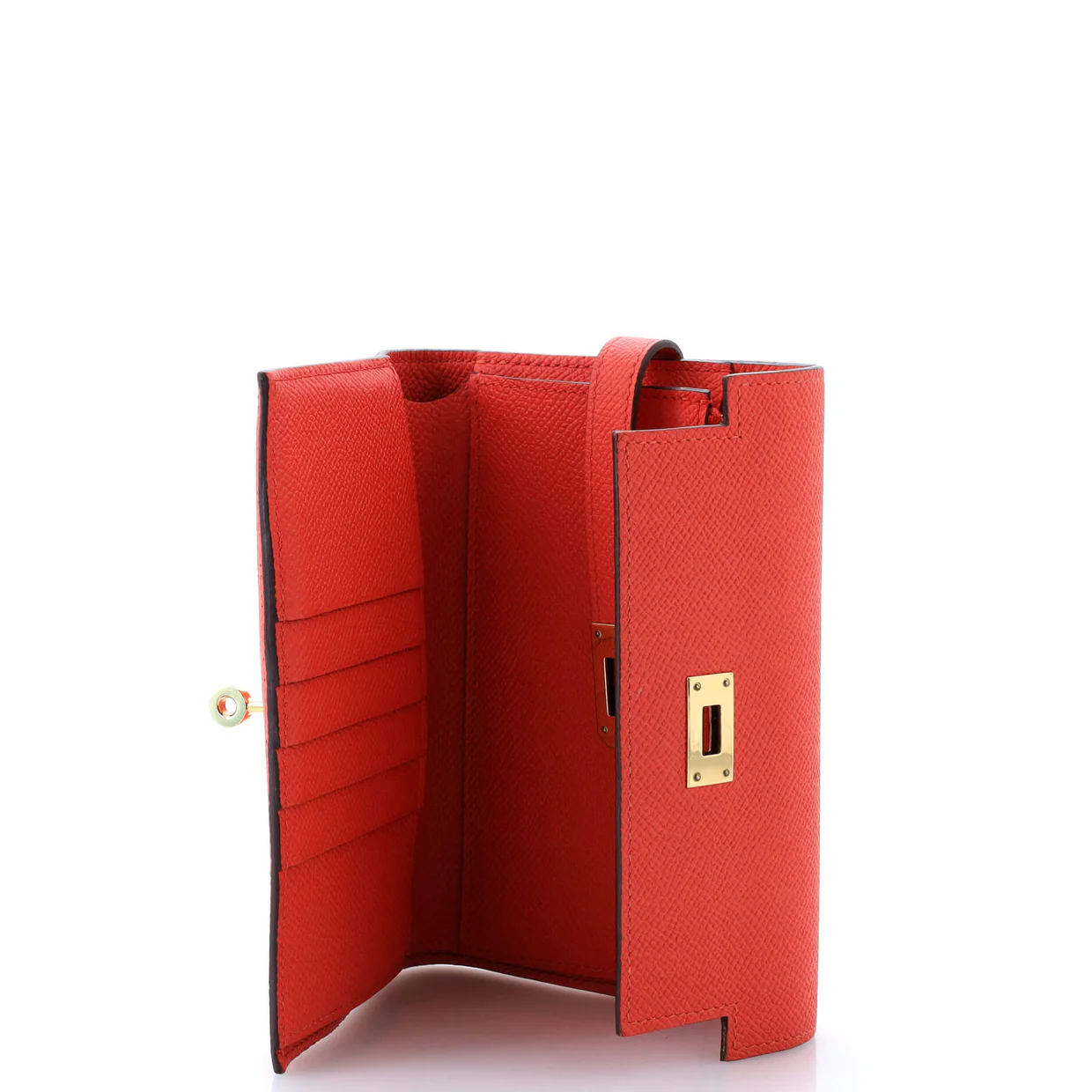 Kelly Trifold Wallet Epsom Medium - Deep Luxury