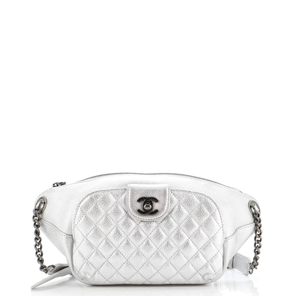 Casual Rock Waist Bag Quilted Calfskin - Deep Luxury