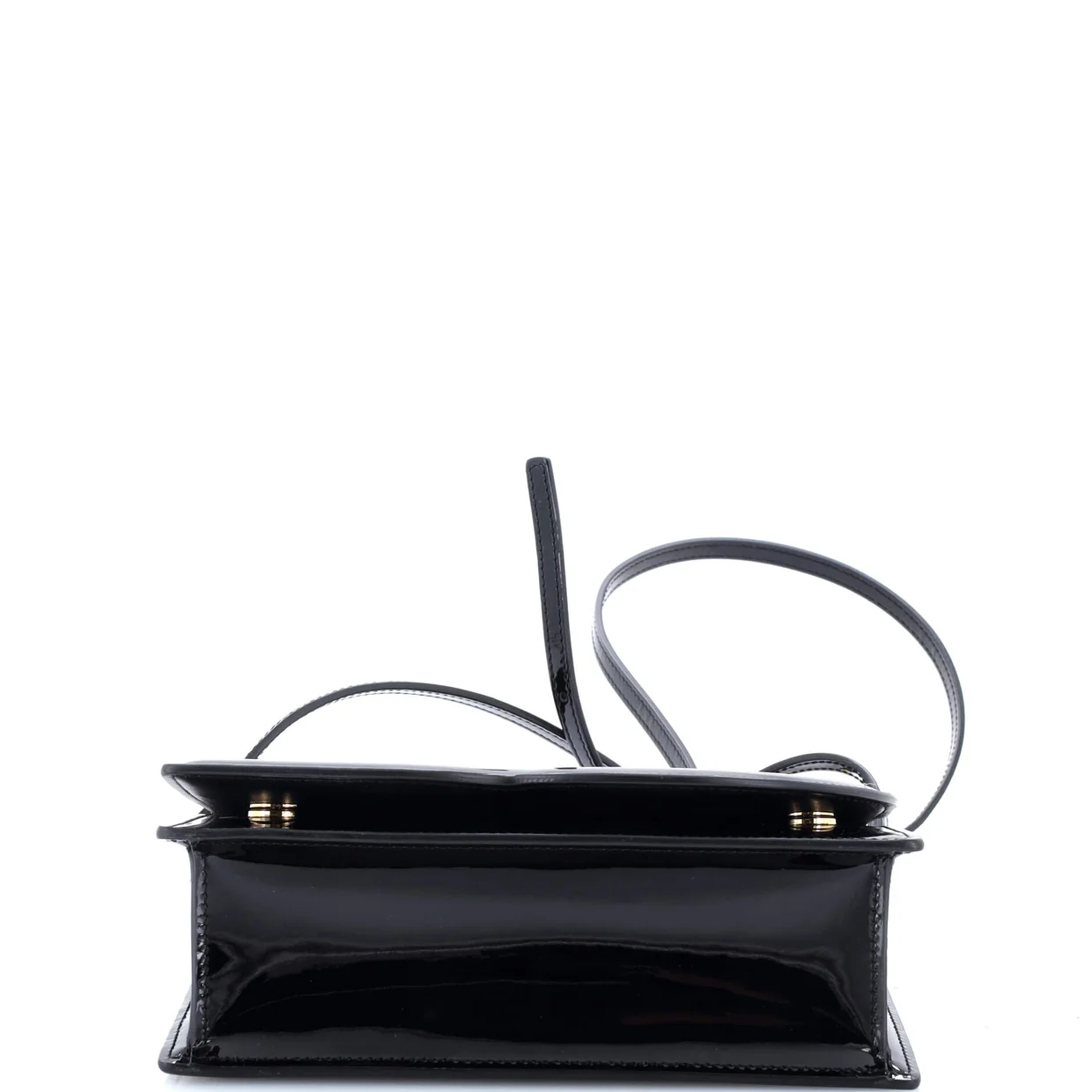 DG Logo Flap Shoulder Bag Leather Small - Deep Luxury