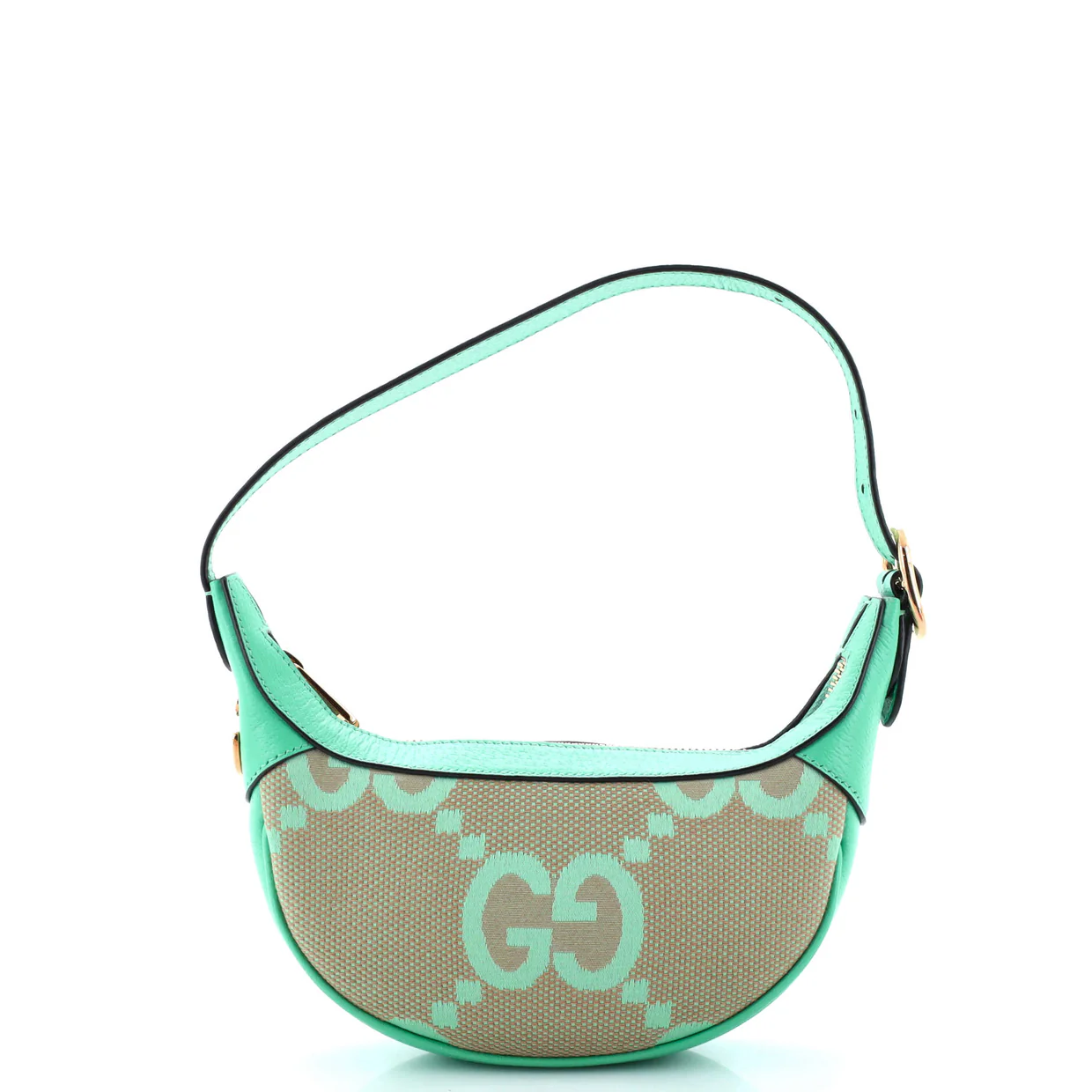 Ophidia Zip Hobo Jumbo GG Canvas with Leather Mini - Deep Luxury