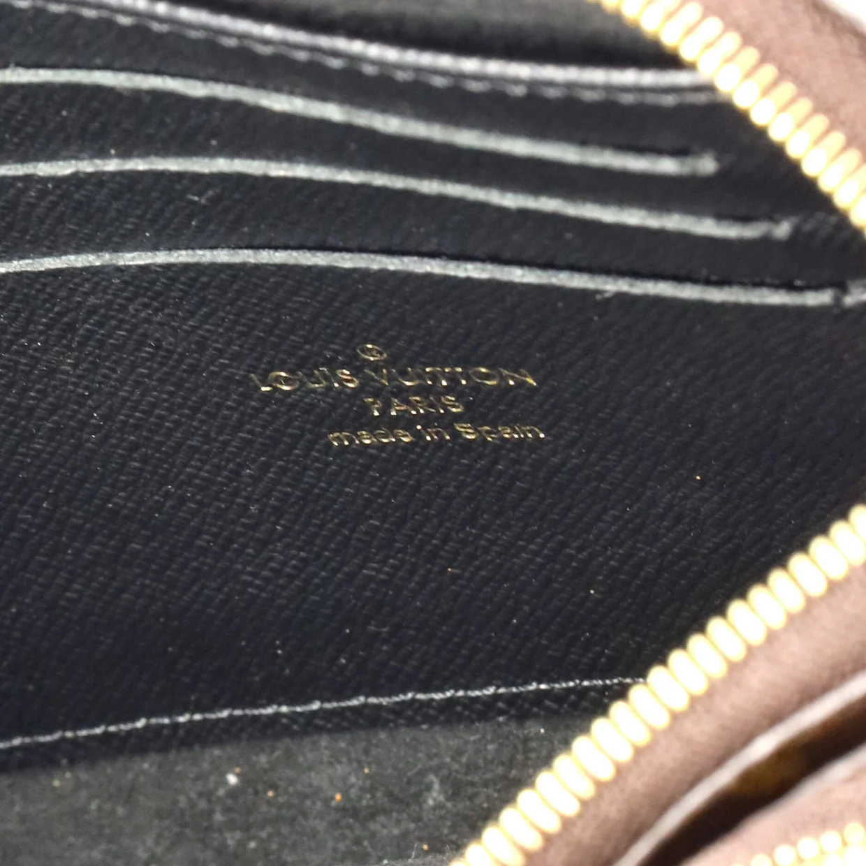 Double Zip Pochette Reverse Monogram Giant - Deep Luxury