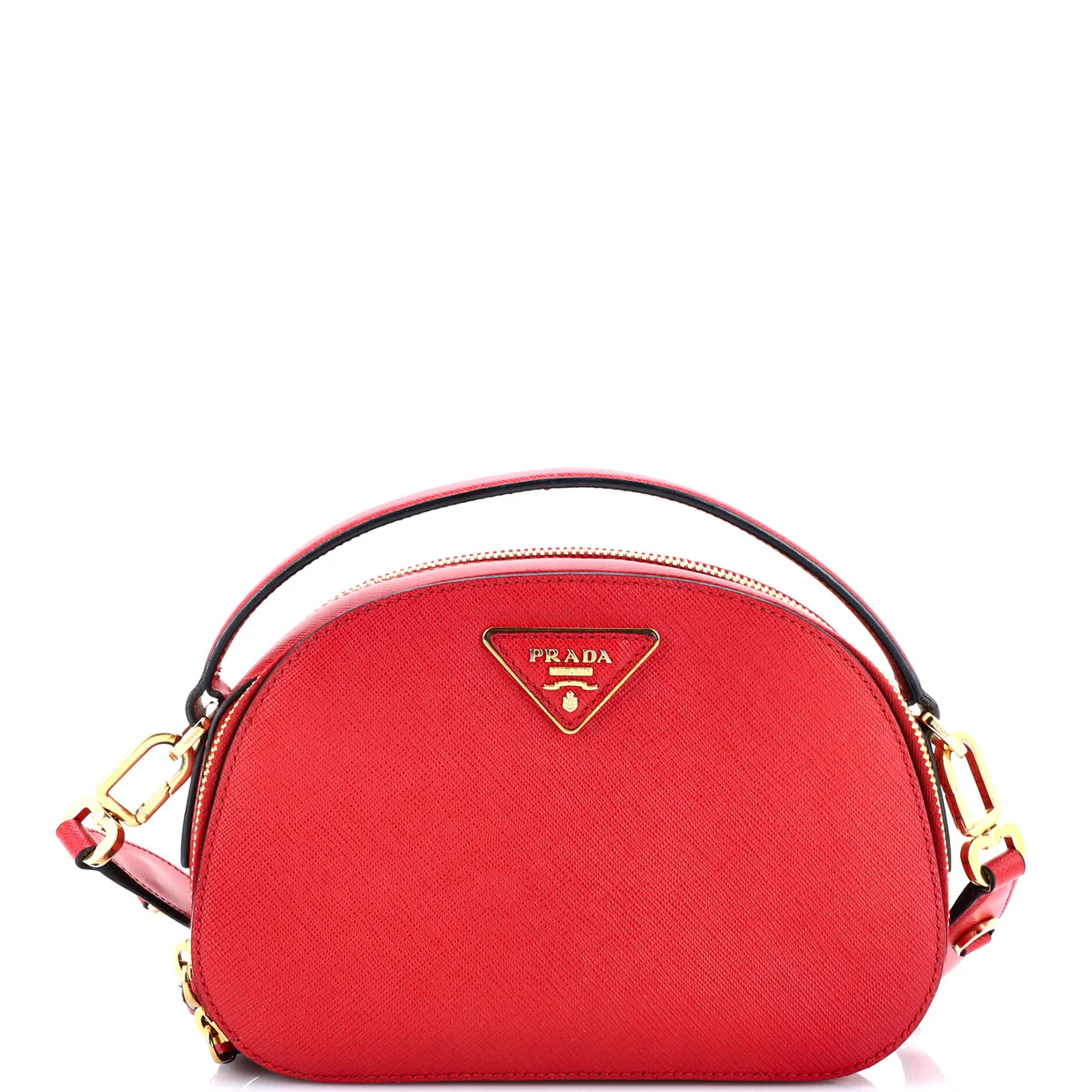 Odette Top Handle Bag Saffiano Leather Small - Deep Luxury