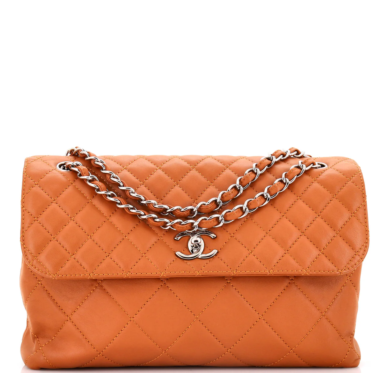 In The Business Flap Bag Quilted Calfskin Maxi - Deep Luxury