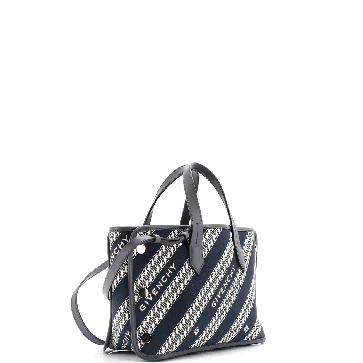 Bond Shopper Tote Logo Jacquard Canvas Mini - Deep Luxury