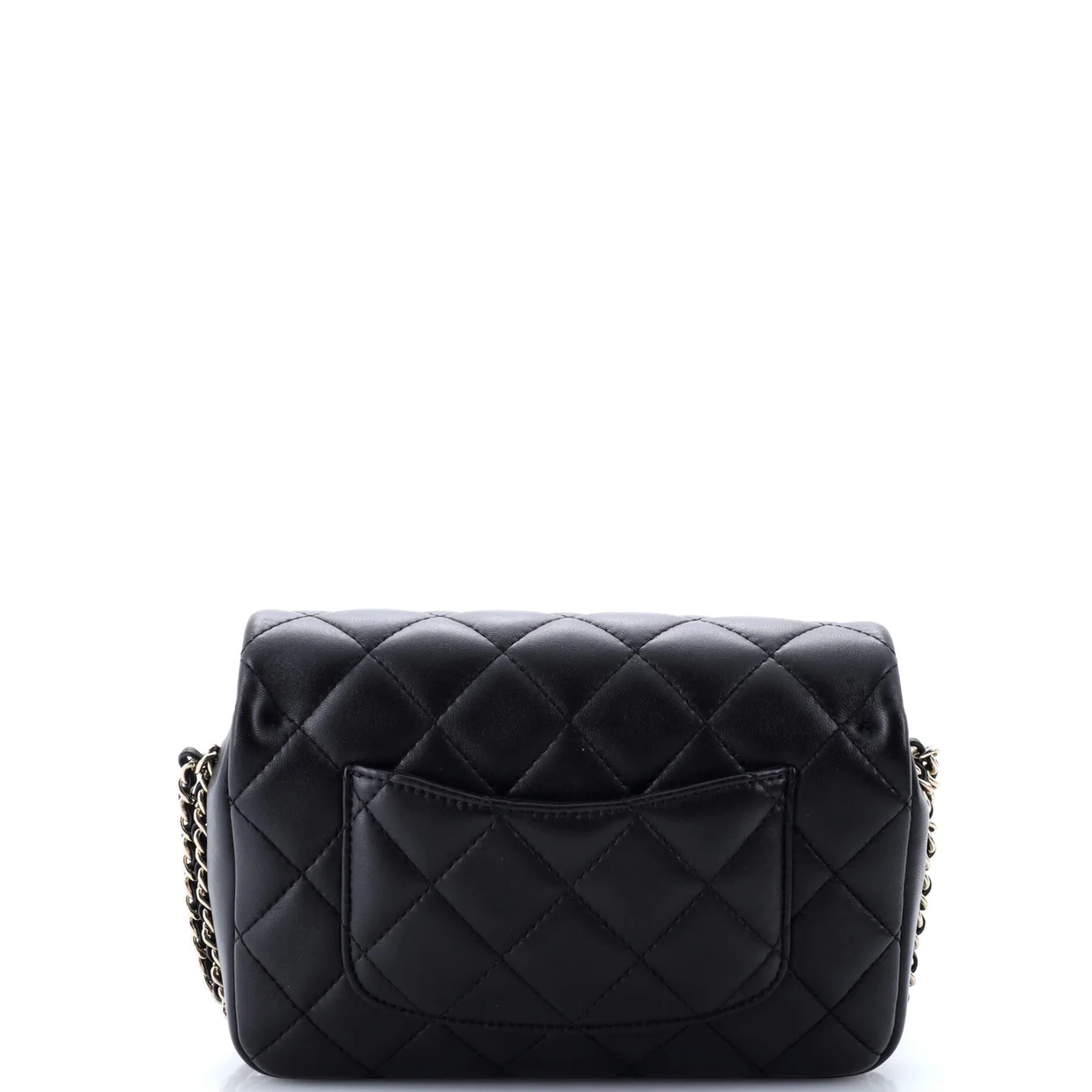 My Precious Pearls Chain Flap Bag Quilted Lambskin Medium - Deep Luxury