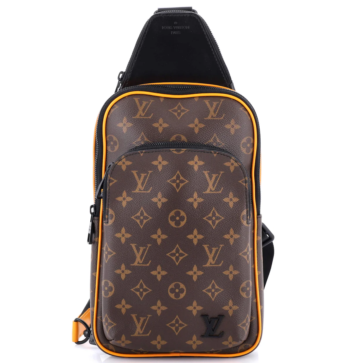 Avenue Sling Bag NM Macassar Monogram Canvas - Deep Luxury
