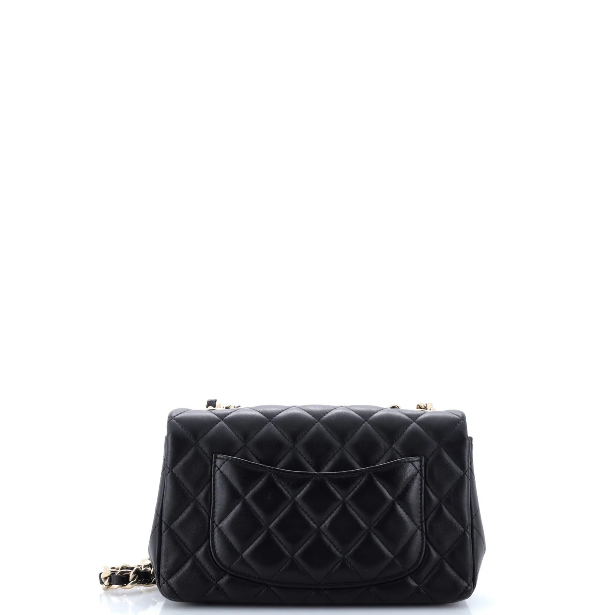 Coco Charms Classic Single Flap Bag Quilted Lambskin Mini - Deep Luxury