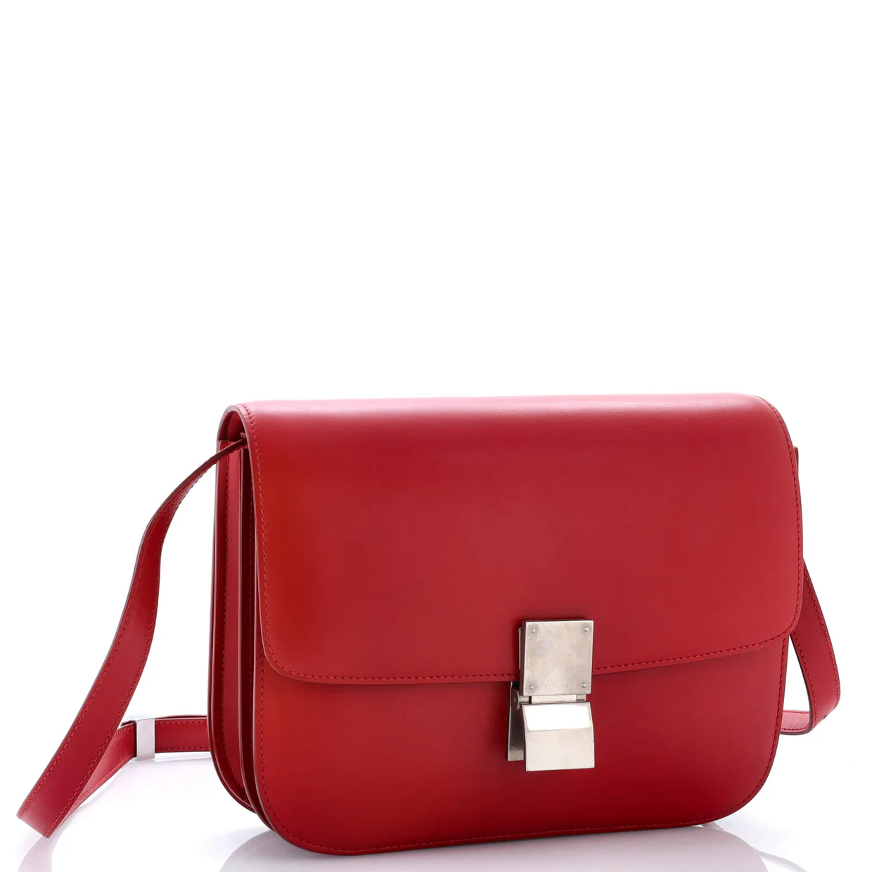 Classic Box Bag Smooth Leather Medium - Deep Luxury