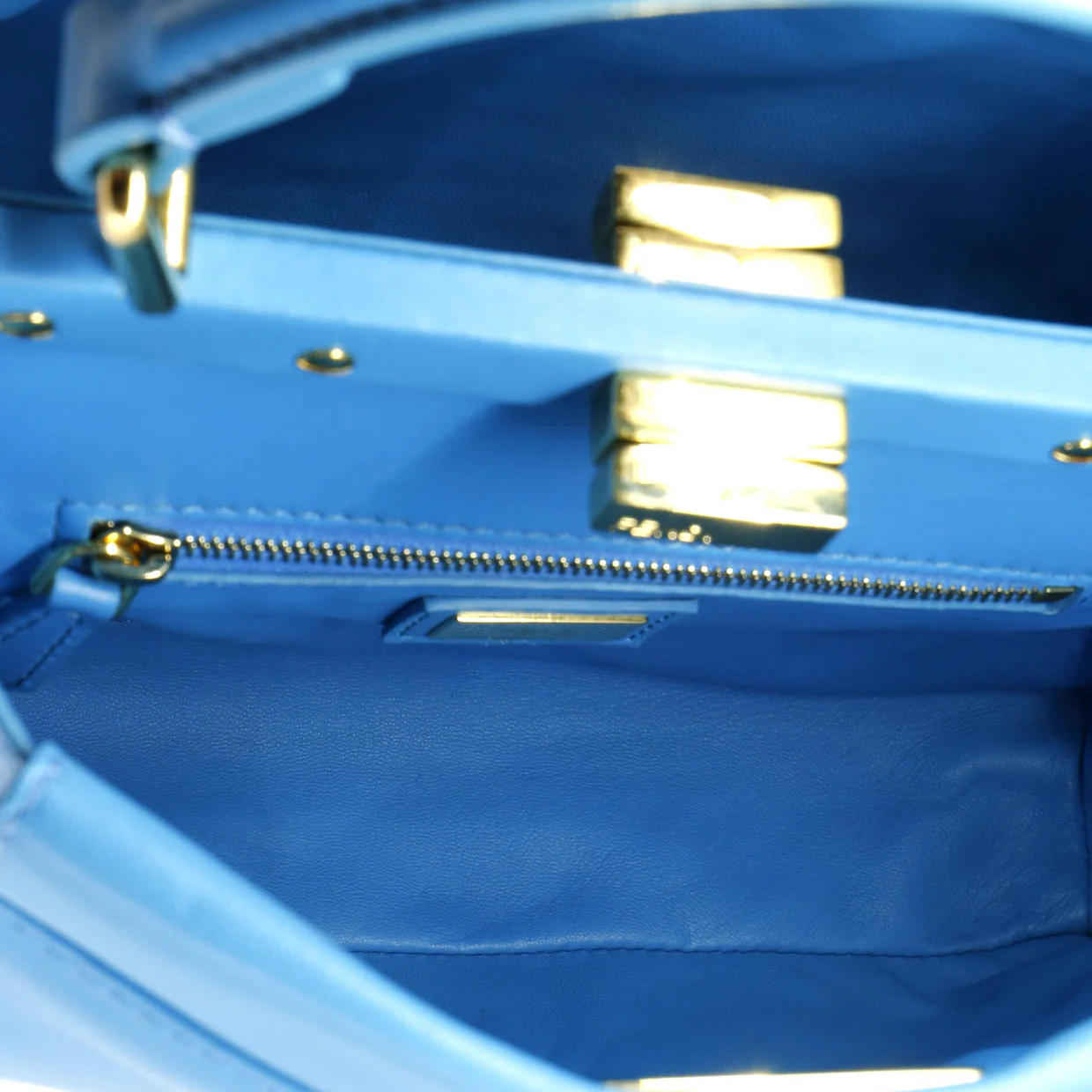 Peekaboo Bag Leather Mini - Deep Luxury