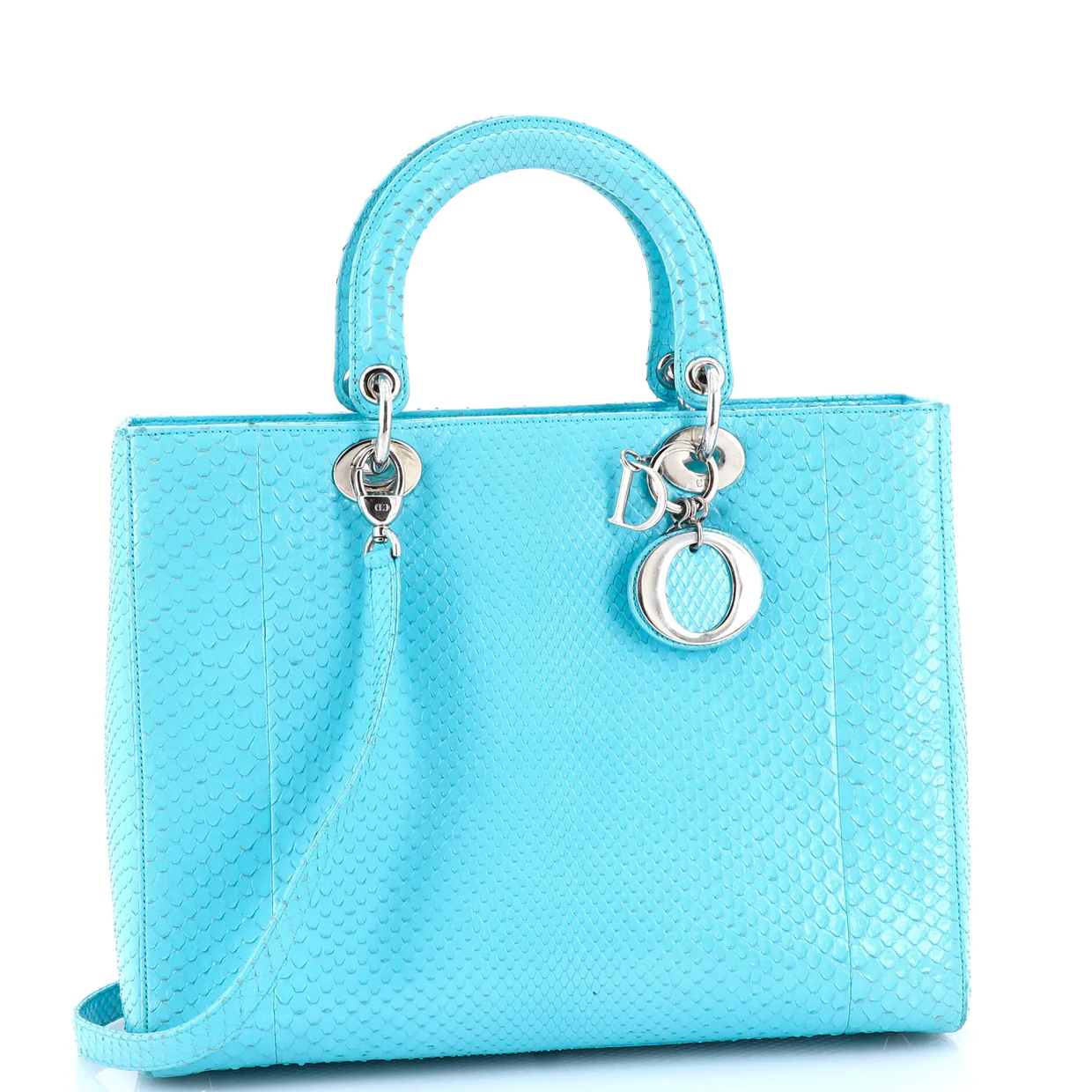 Lady Dior Bag Python Large - Deep Luxury