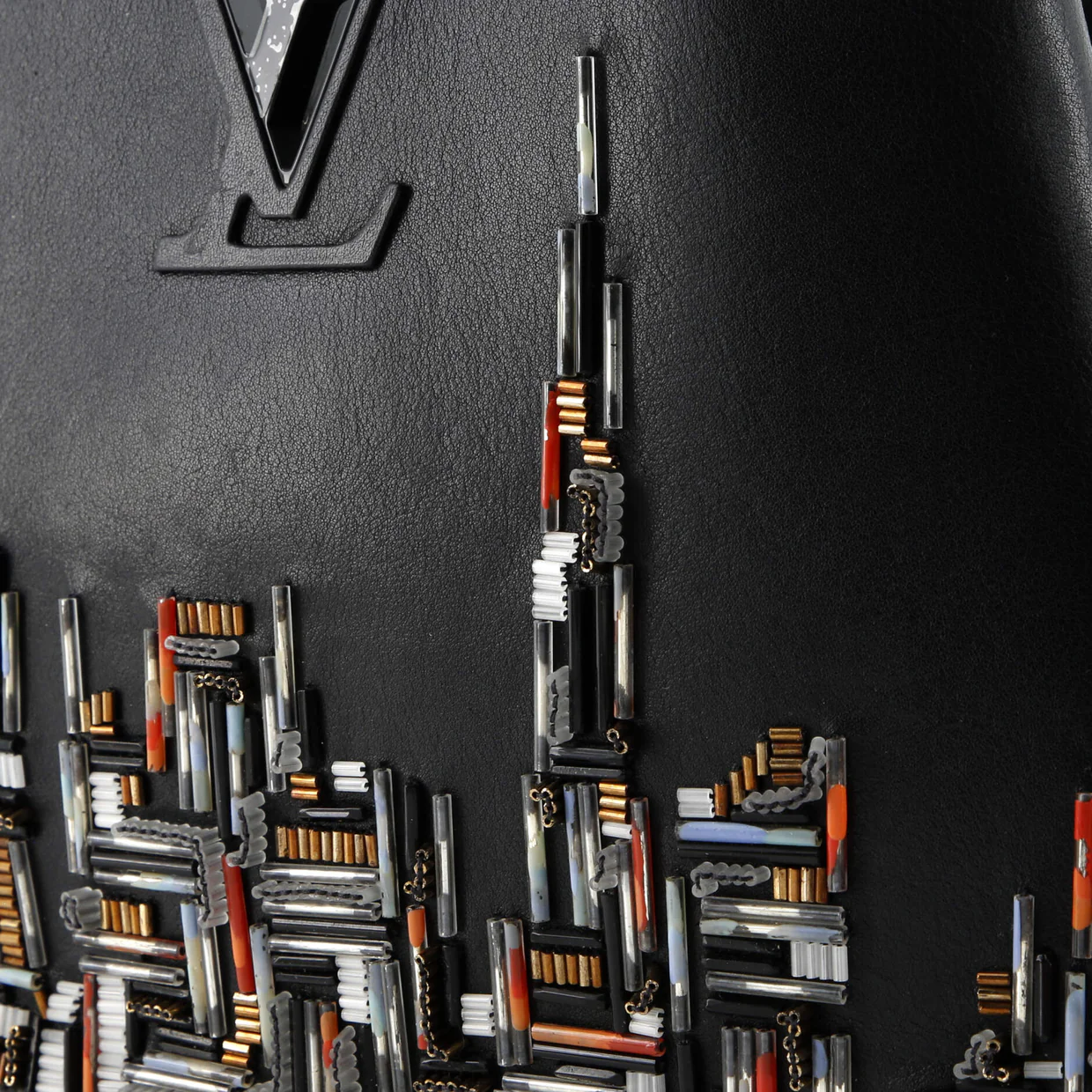 Capucines Bag Limited Edition City Beaded Leather BB - Deep Luxury